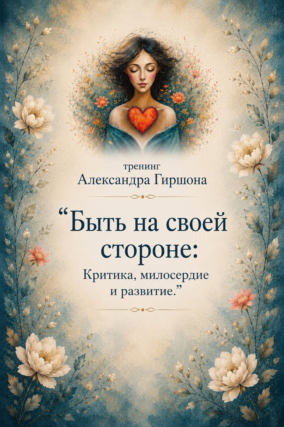Афиша тренинга «Быть на своей стороне», Александр Гиршон